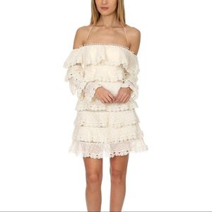 Zimmerman Painted Heart Love Mini Dress